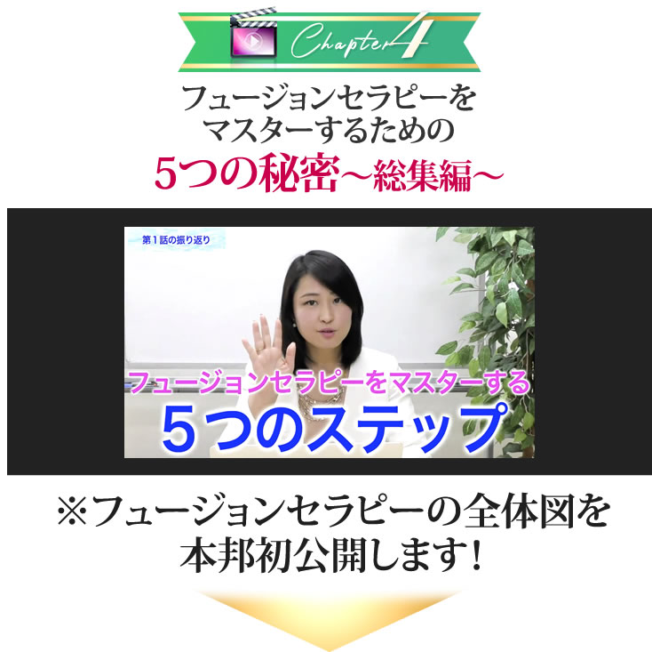 フュージョンセラピーをマスターするための5つの秘密〜総集編〜